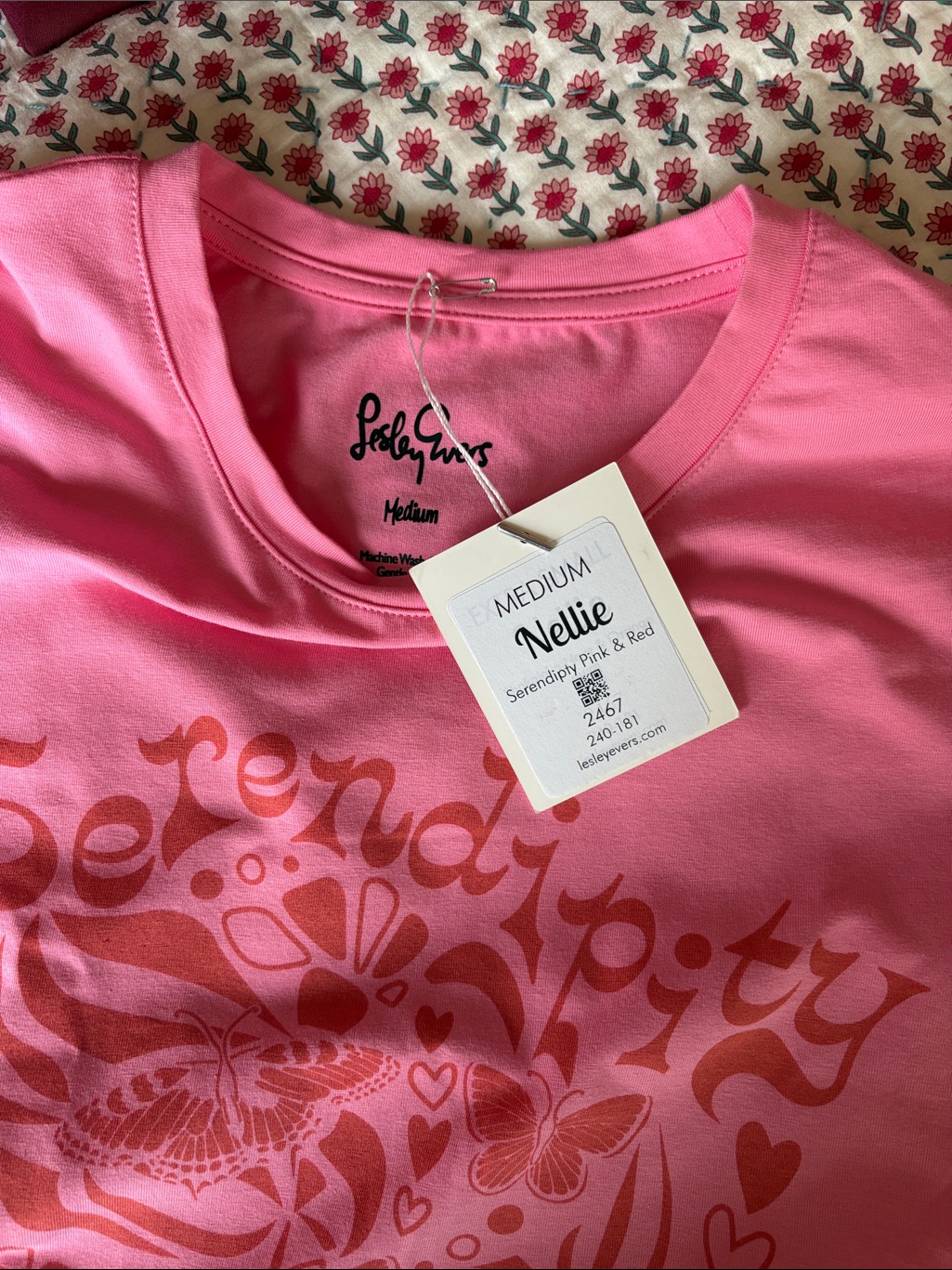 [Lesley Evers] Nellie Graphic Tee Serendipity — image 4 of 6